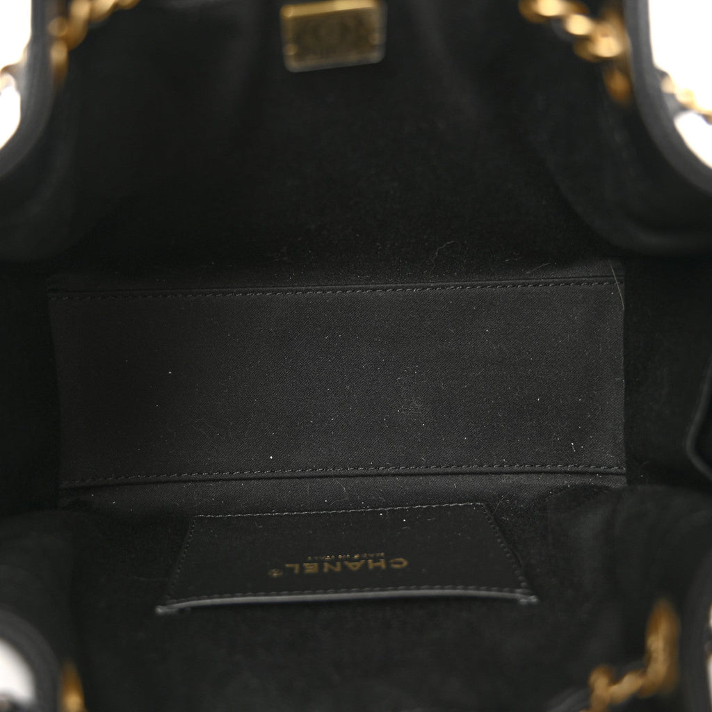 Chanel Caviar Quilted Mini Chanel 25 Handbag Black