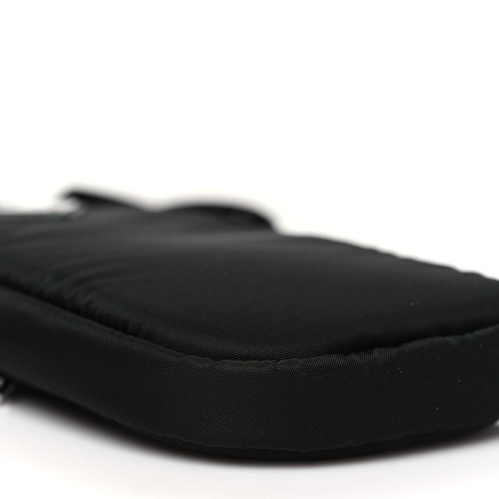 Prada Tessuto Nylon Pocket Mini Bag Black