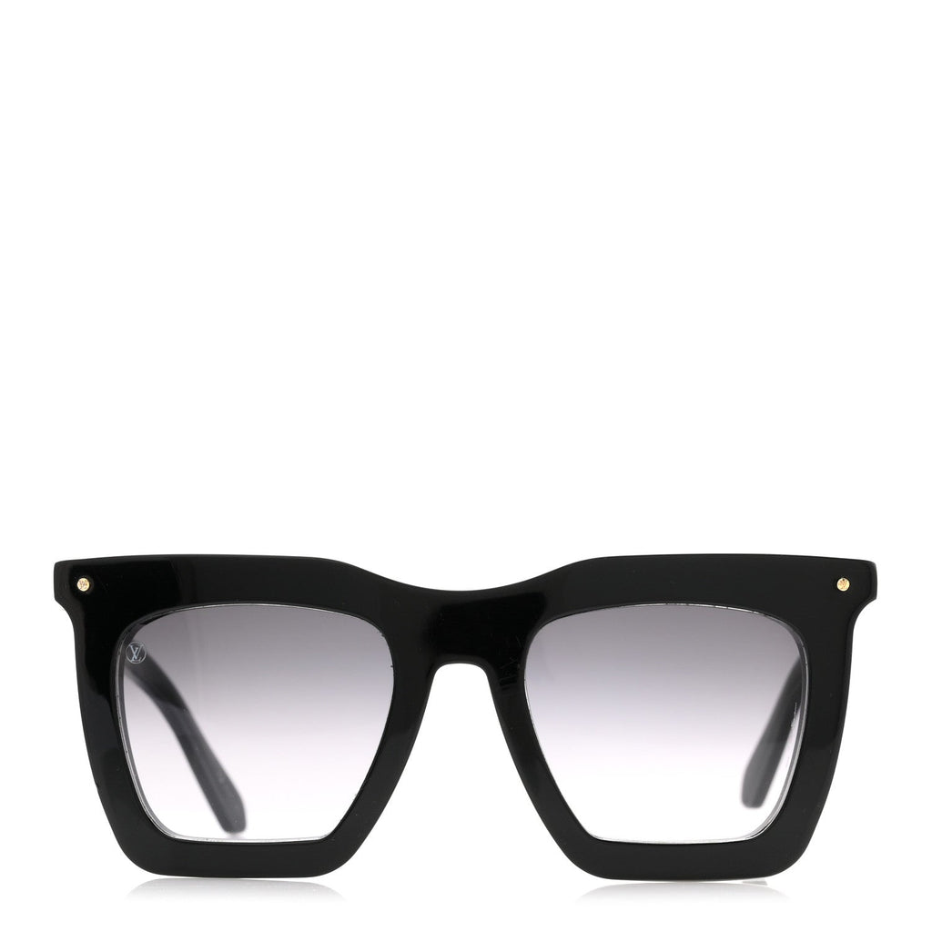 Louis Vuitton Acetate La Grande Bellezza Sunglasses Z1217E Black
