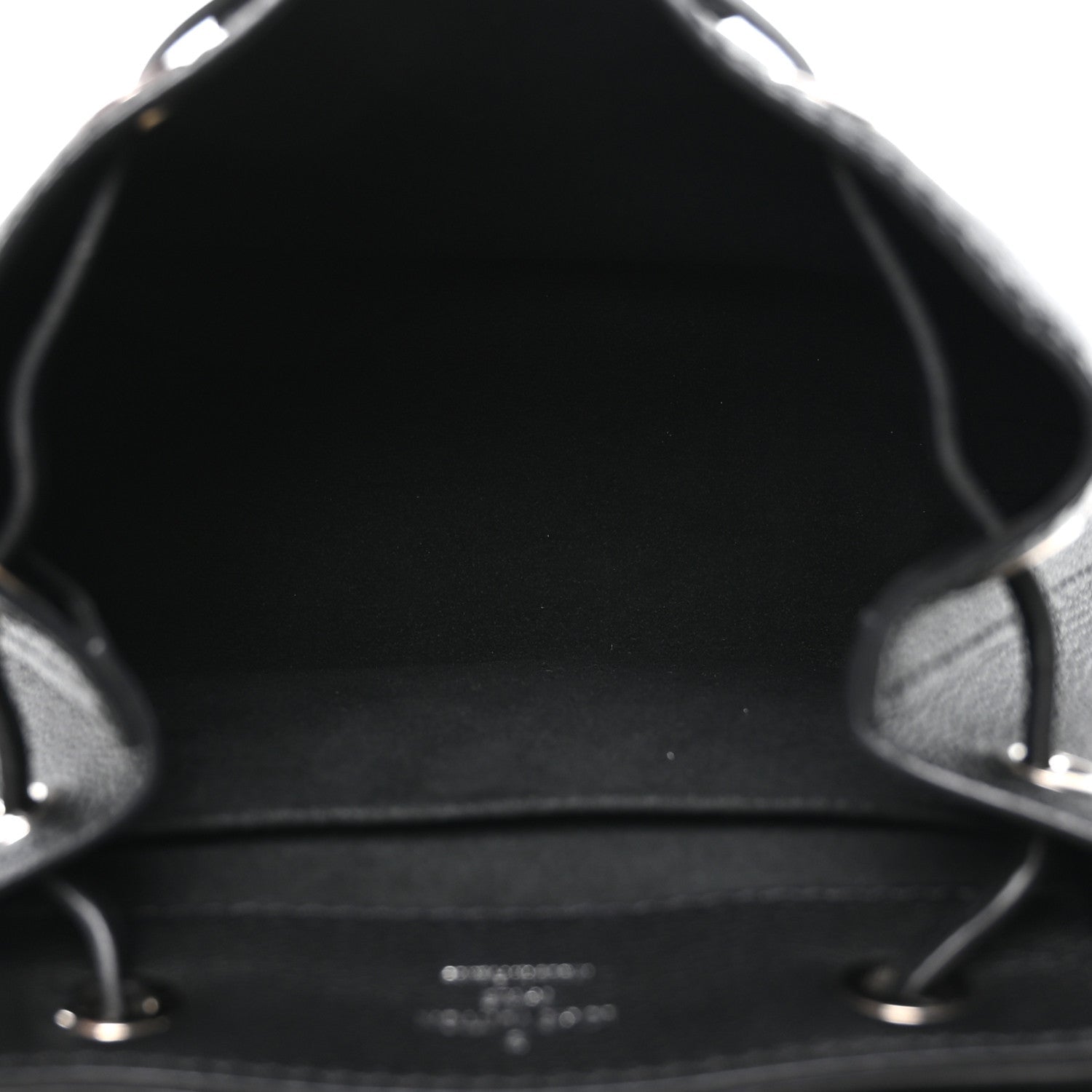 Louis Vuitton Calfskin Lockme Mini Backpack Black