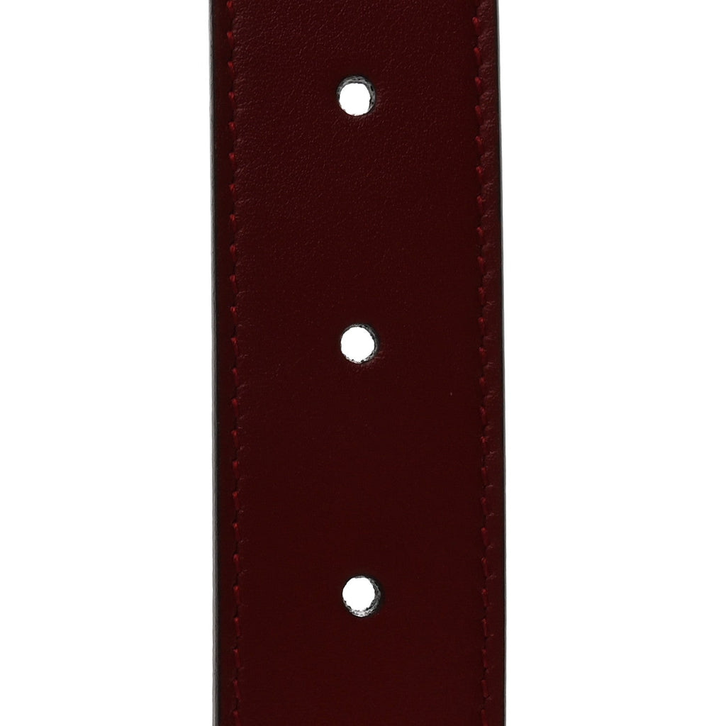Gucci Plutone Calfskin Double G 30mm Belt 75 30 Red