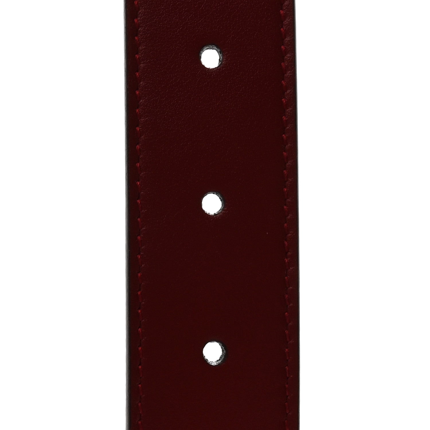 Gucci Plutone Calfskin Double G 30mm Belt 75 30 Red