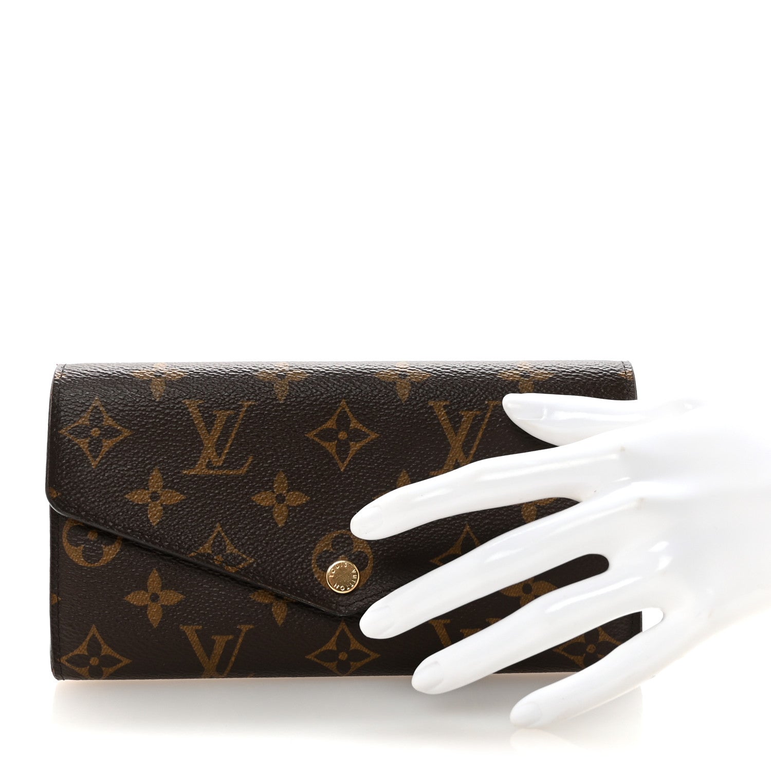 Louis Vuitton Monogram Sarah Wallet NM Fuchsia