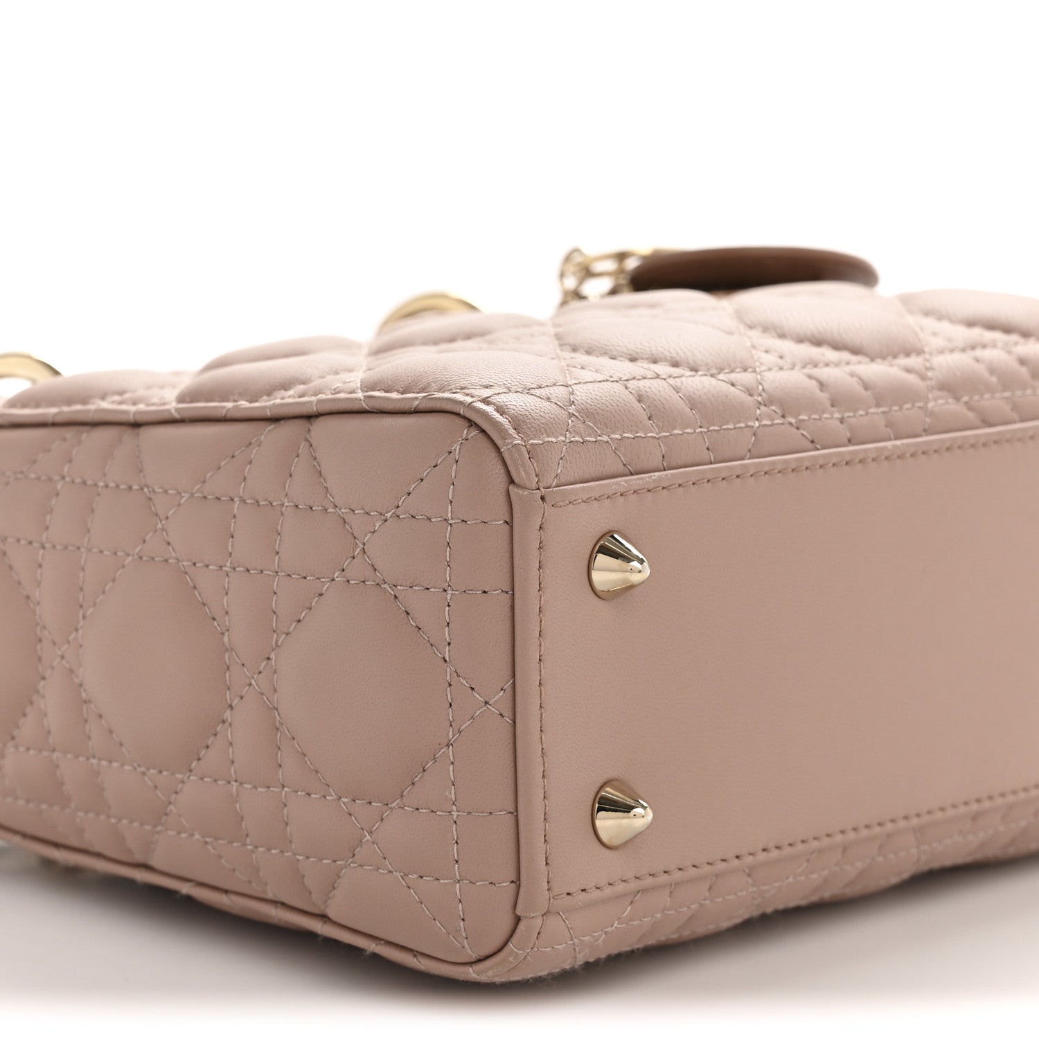 Christian Dior Lambskin Cannage Small My ABC Dior Lady Dior Blush