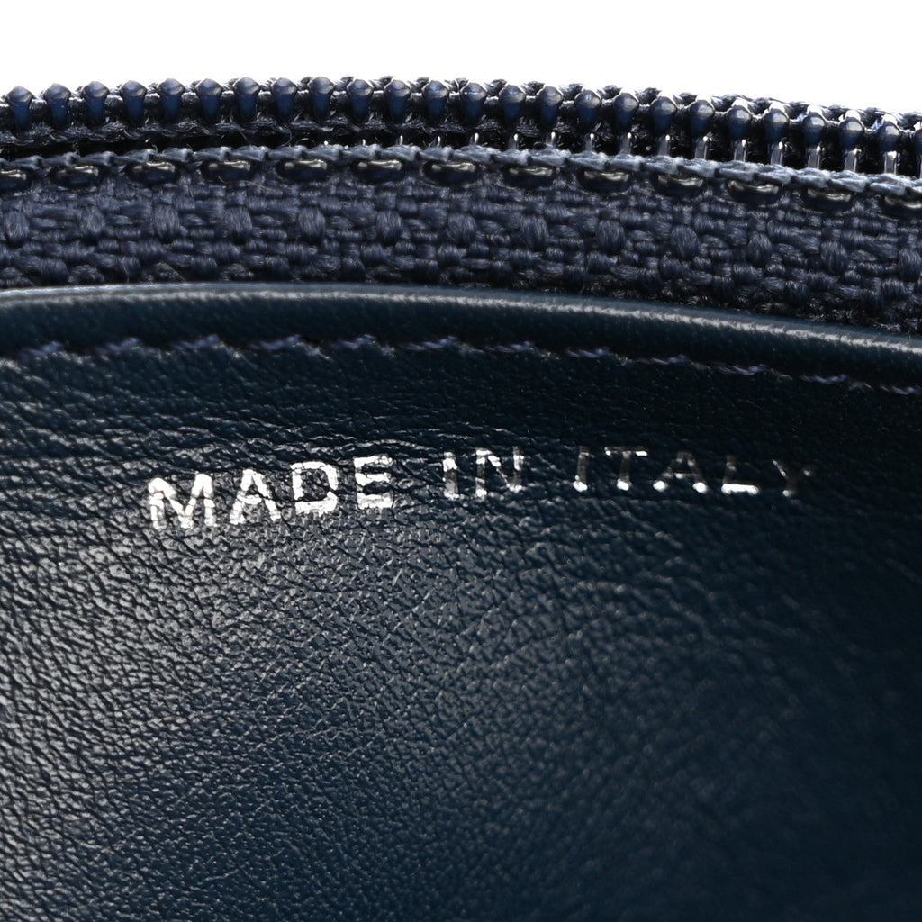 Chanel Caviar Timeless CC Wallet on Chain WOC Navy Blue