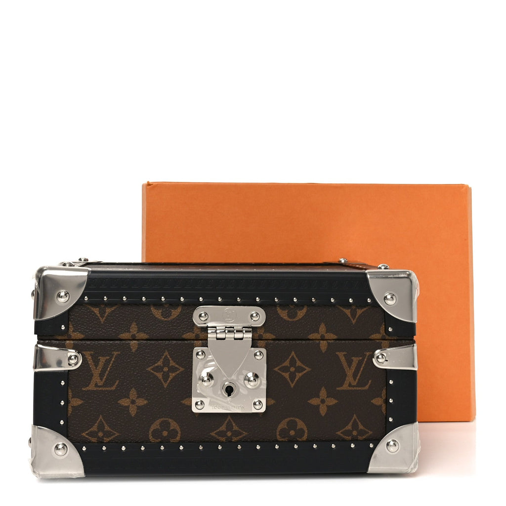 Louis Vuitton Monogram Coffret Watch Case Black