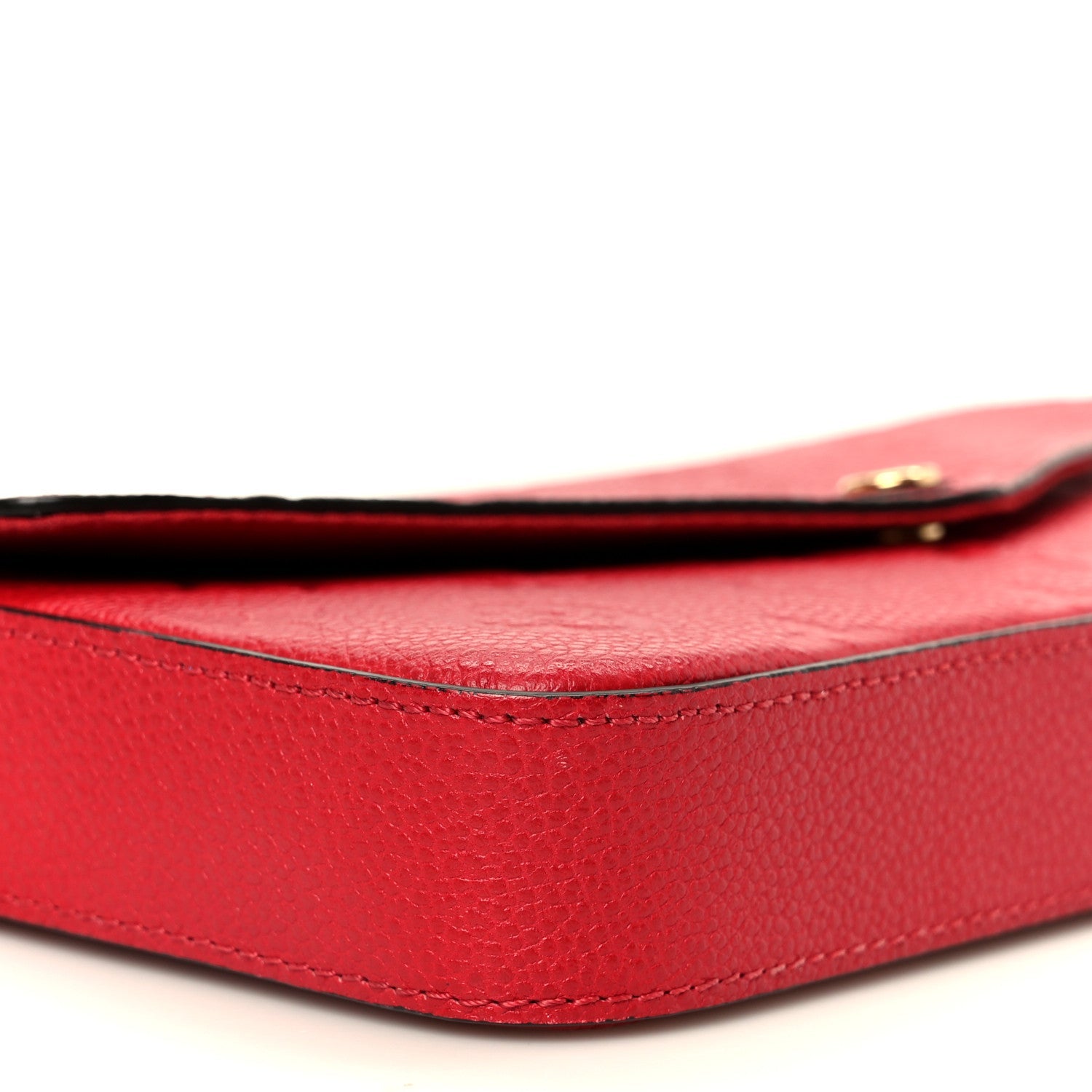 Louis Vuitton Empreinte Pochette Felicie Chain Wallet Scarlet