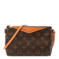Louis Vuitton Monogram Pallas Clutch Saffron