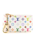 Louis Vuitton LV X TM Monogram Multicolor Key Pouch White