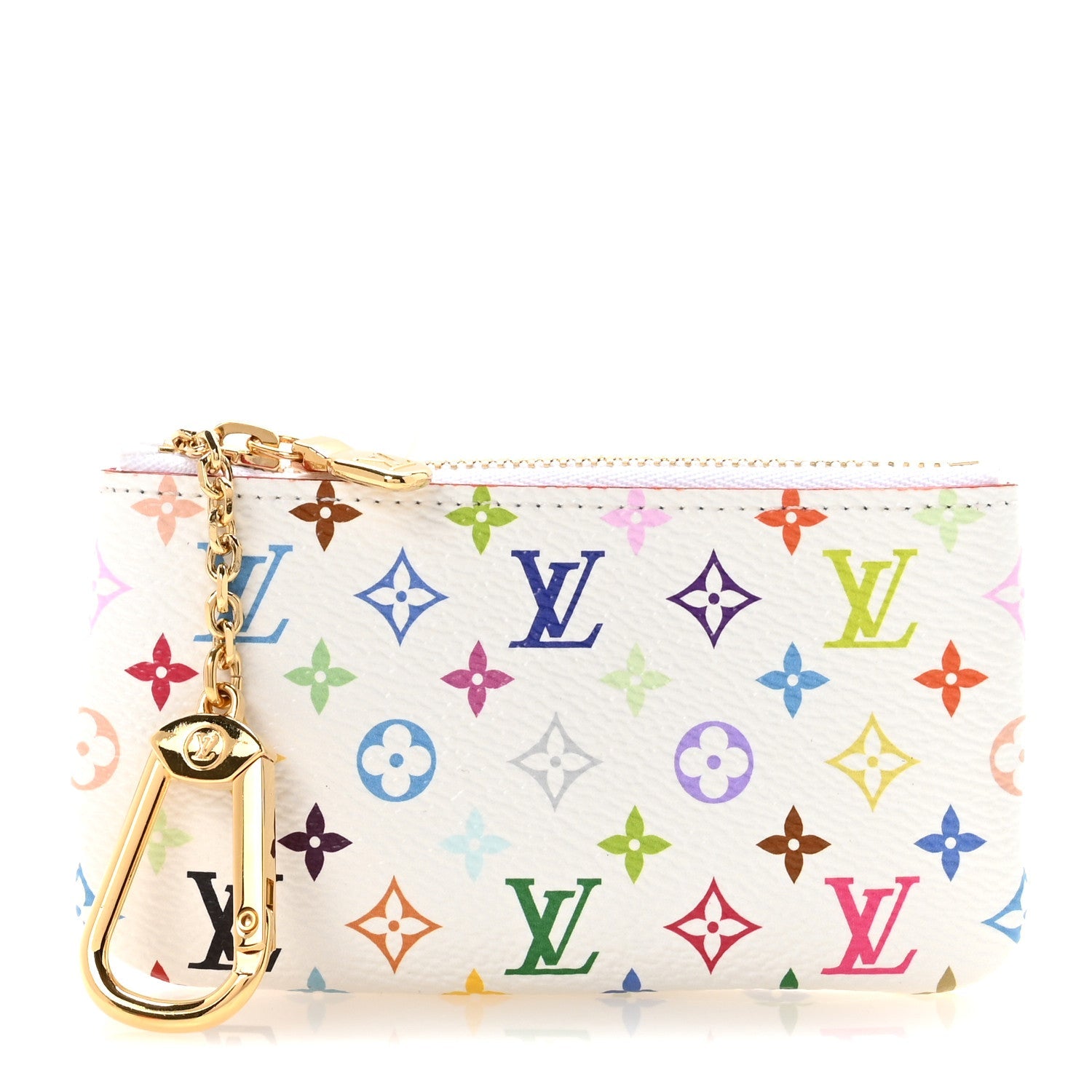 Louis Vuitton LV X TM Monogram Multicolor Key Pouch White