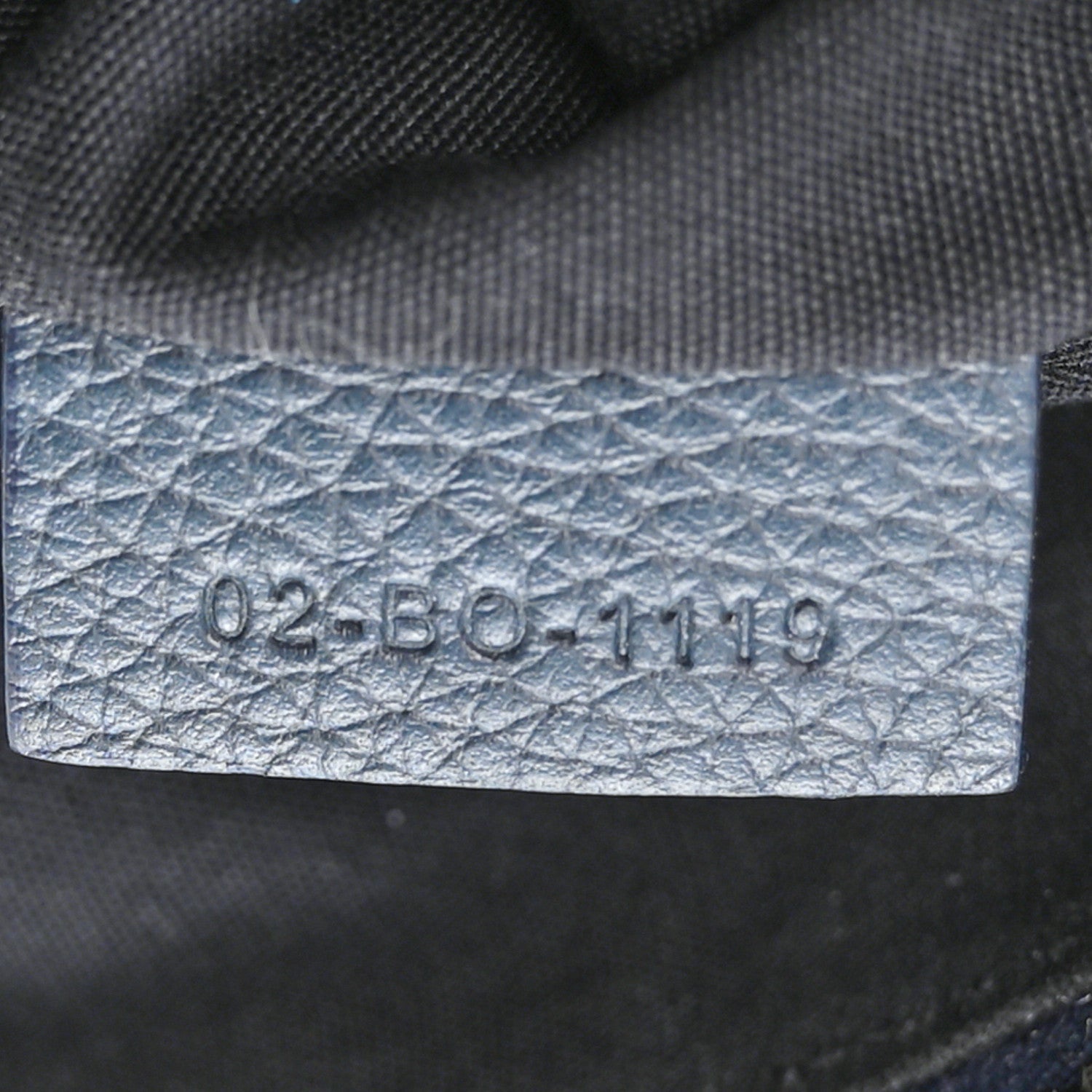 Christian Dior Oblique Mens Saddle Bag Black Blue