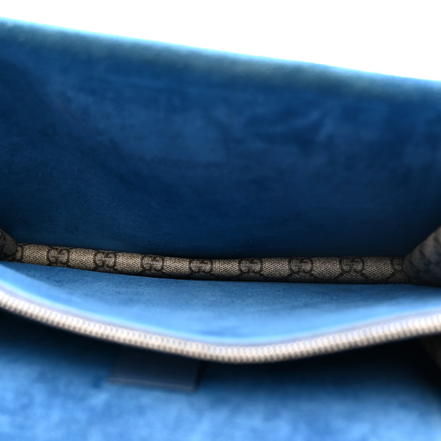 Gucci GG Supreme Monogram Medium Dionysus Shoulder Bag Blue