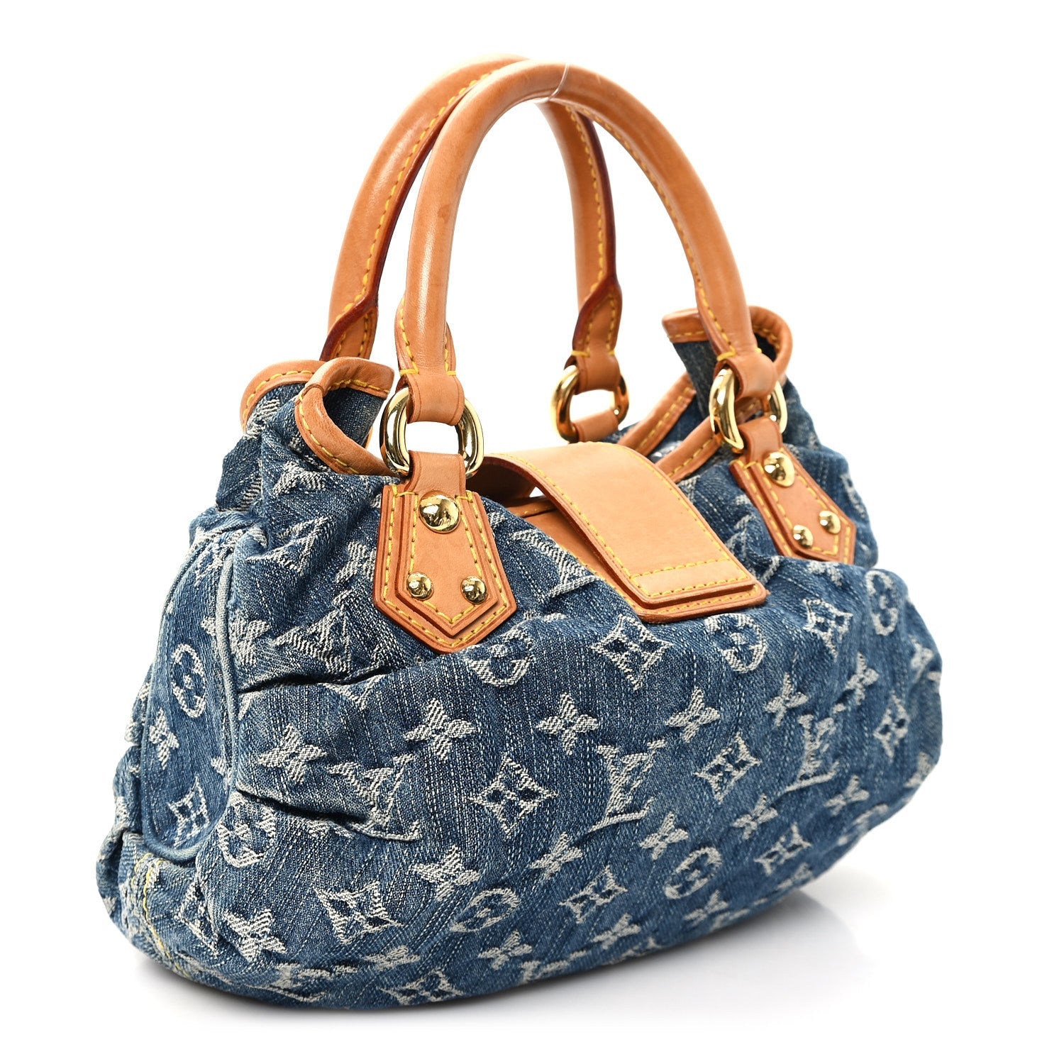 Louis Vuitton Monogram Denim Pleaty Blue