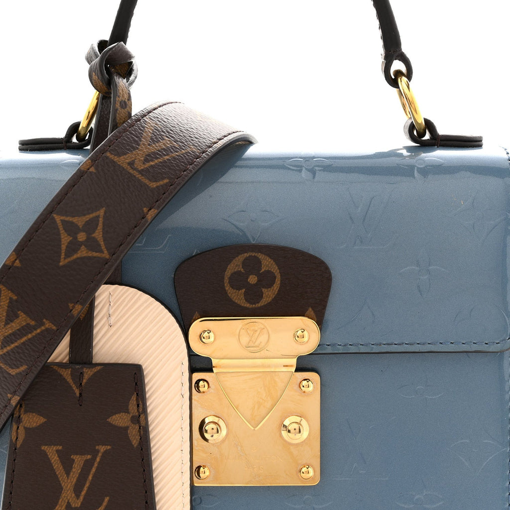 Louis Vuitton Vernis Epi Monogram Spring Street Light Blue