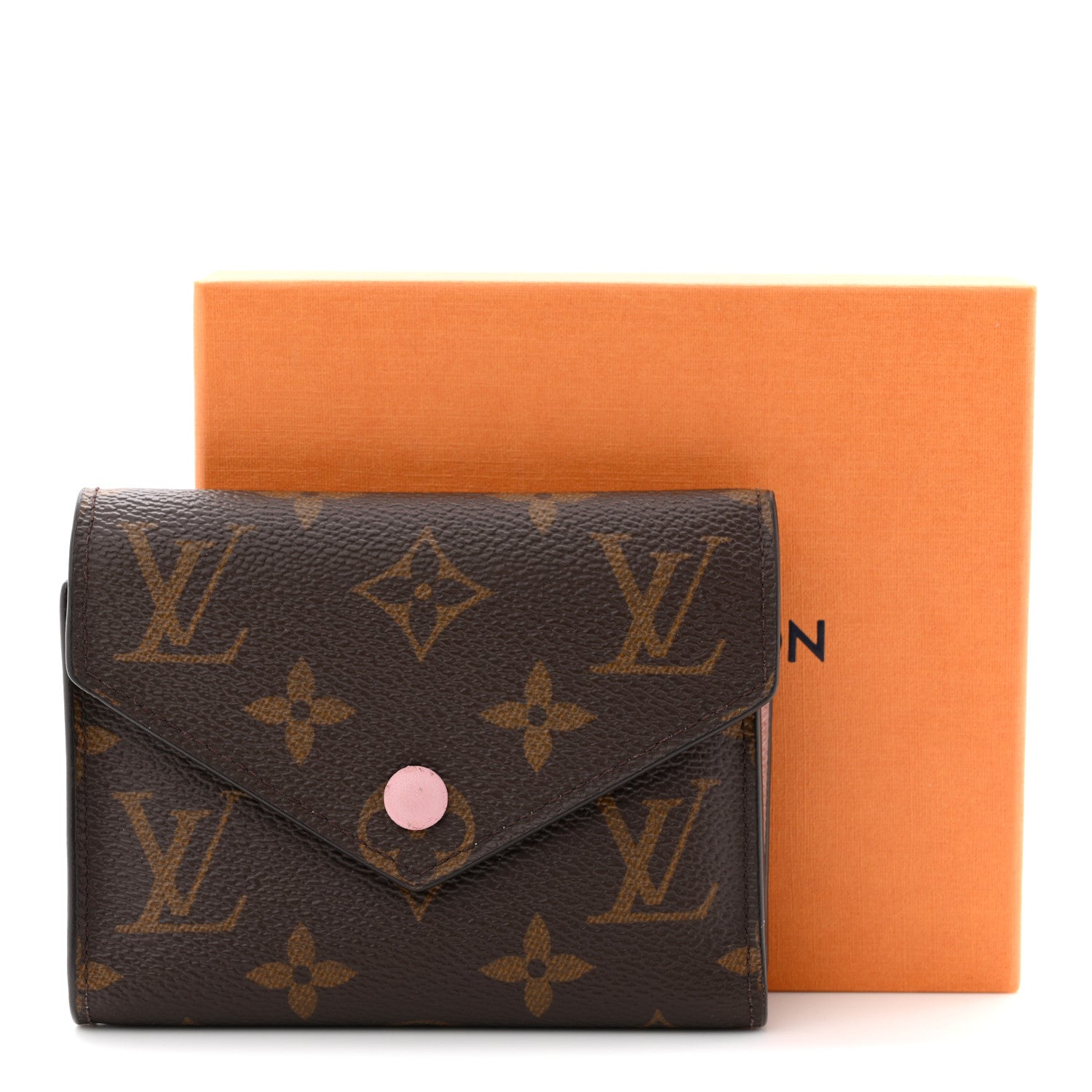 Louis Vuitton Monogram Victorine Wallet Rose Ballerine