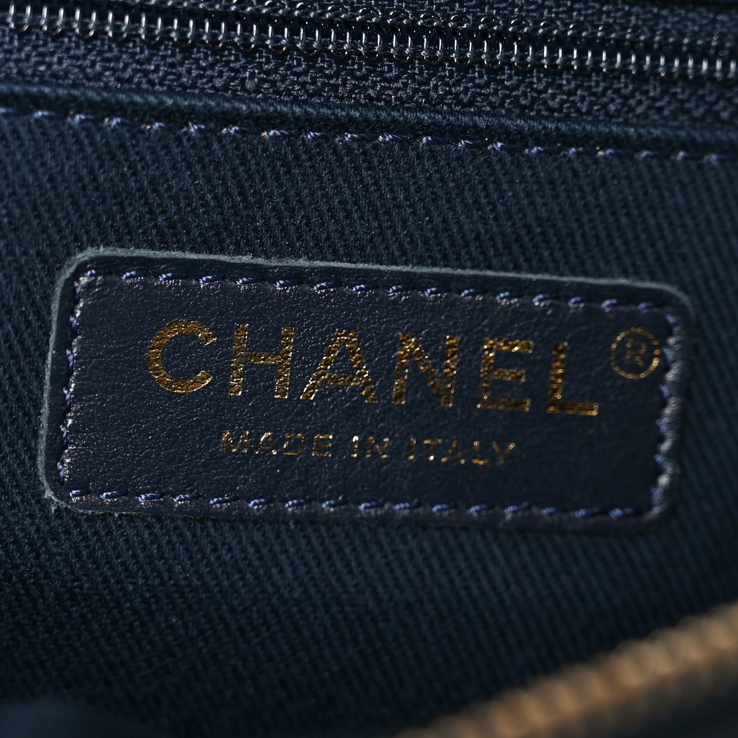 Chanel Caviar Quilted Business Affinity Waist Belt Bag Navy