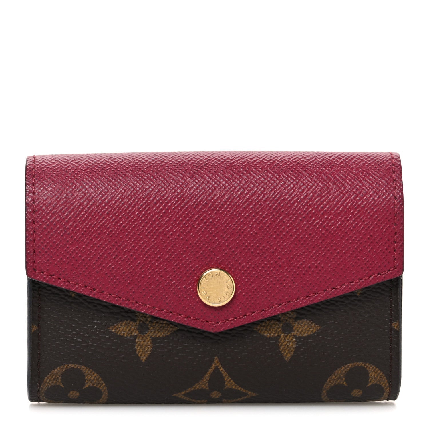 Louis Vuitton Monogram Sarah Multicartes Fuchsia