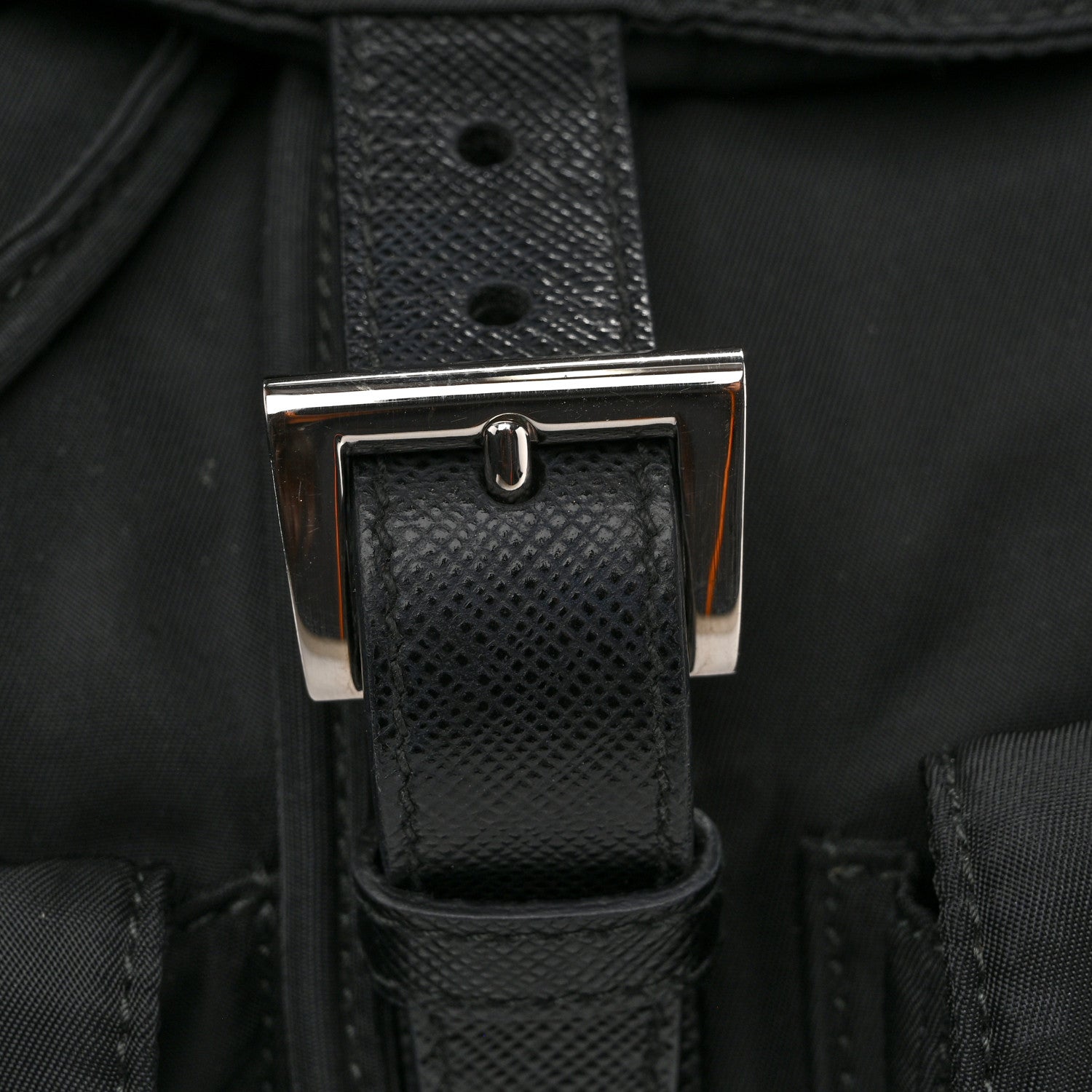 Prada Re-Nylon Saffiano Medium Backpack Black