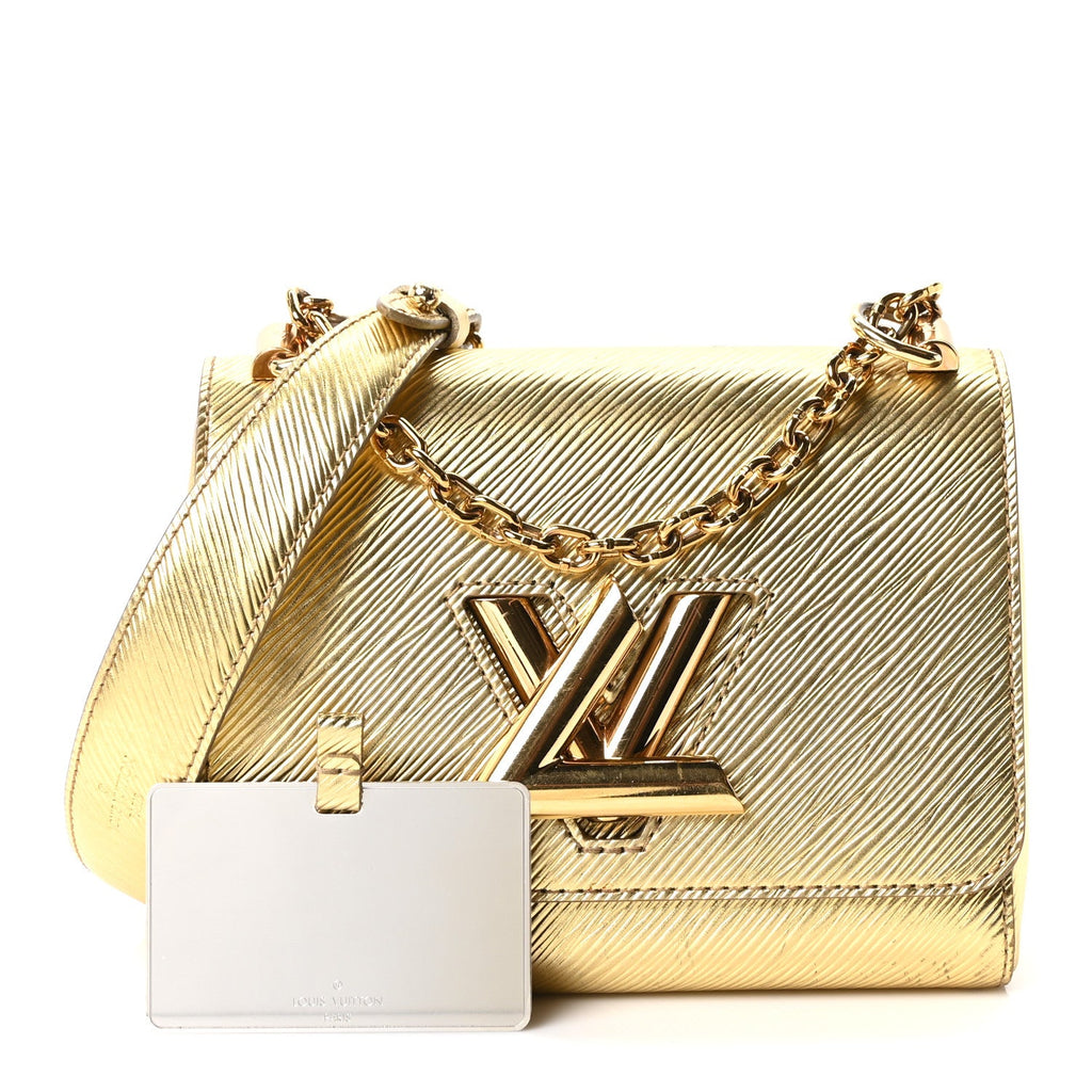 Louis Vuitton Epi Twist Shoulder Bag PM Gold