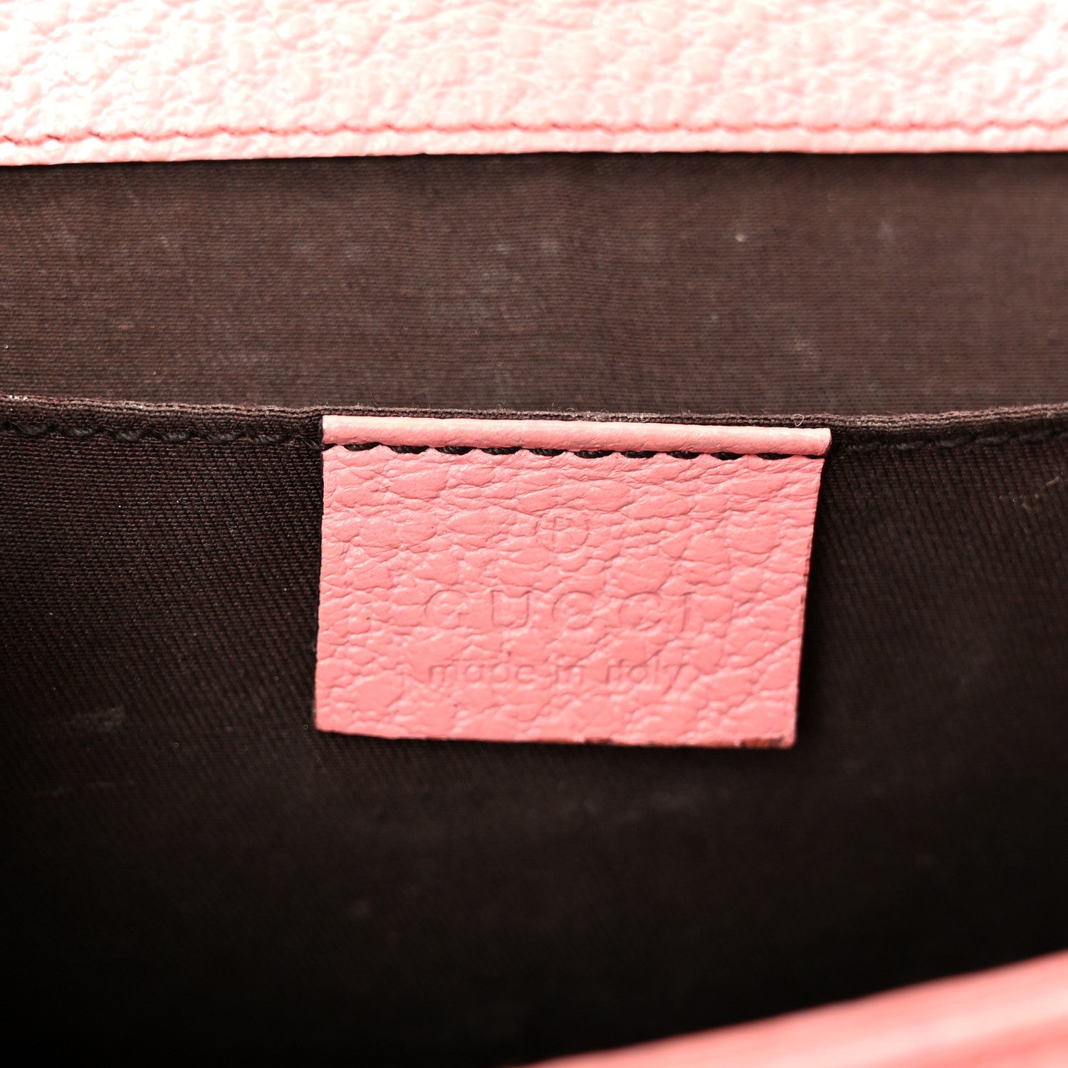 Gucci Calfskin Bamboo Top Handle Bag Pink