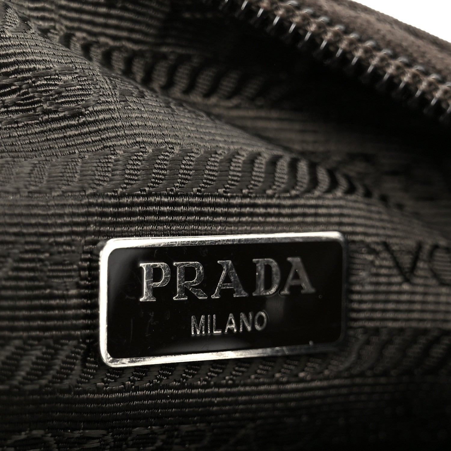 Prada Tessuto Nylon Mini Re-Edition 2000 Bag Caffe