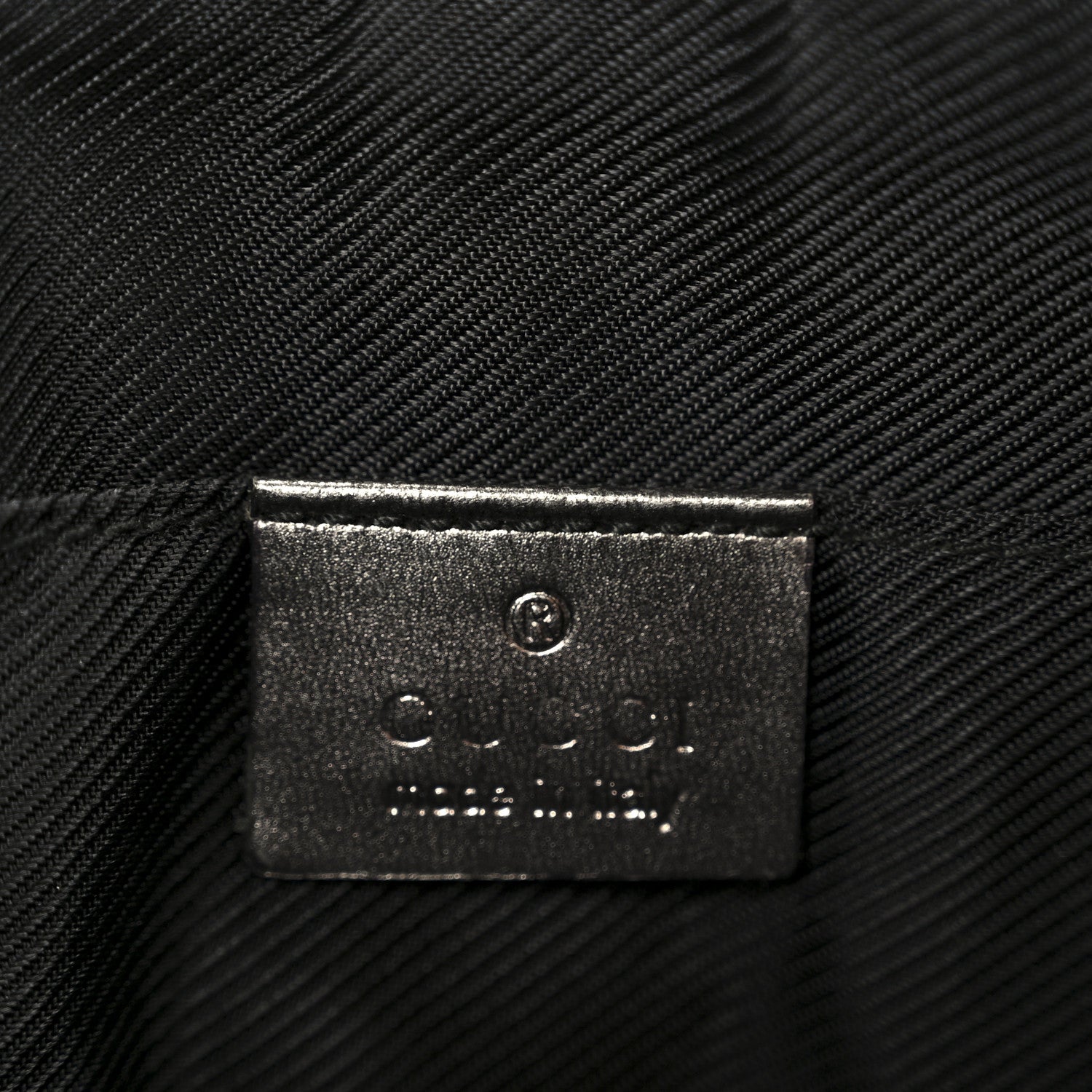 Gucci Monogram Pochette Black
