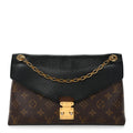 Louis Vuitton Monogram Pallas Chain Black