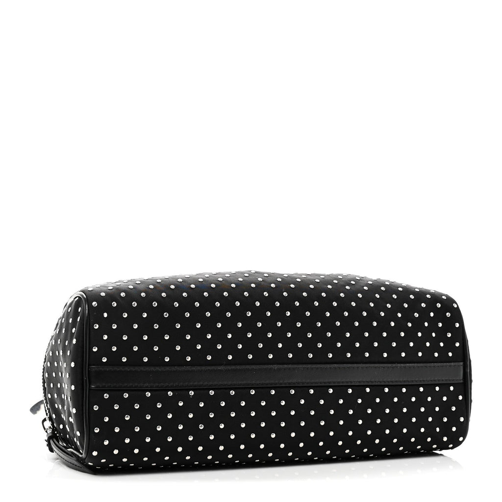 Prada Re-Nylon Studded Shoulder Bag Black