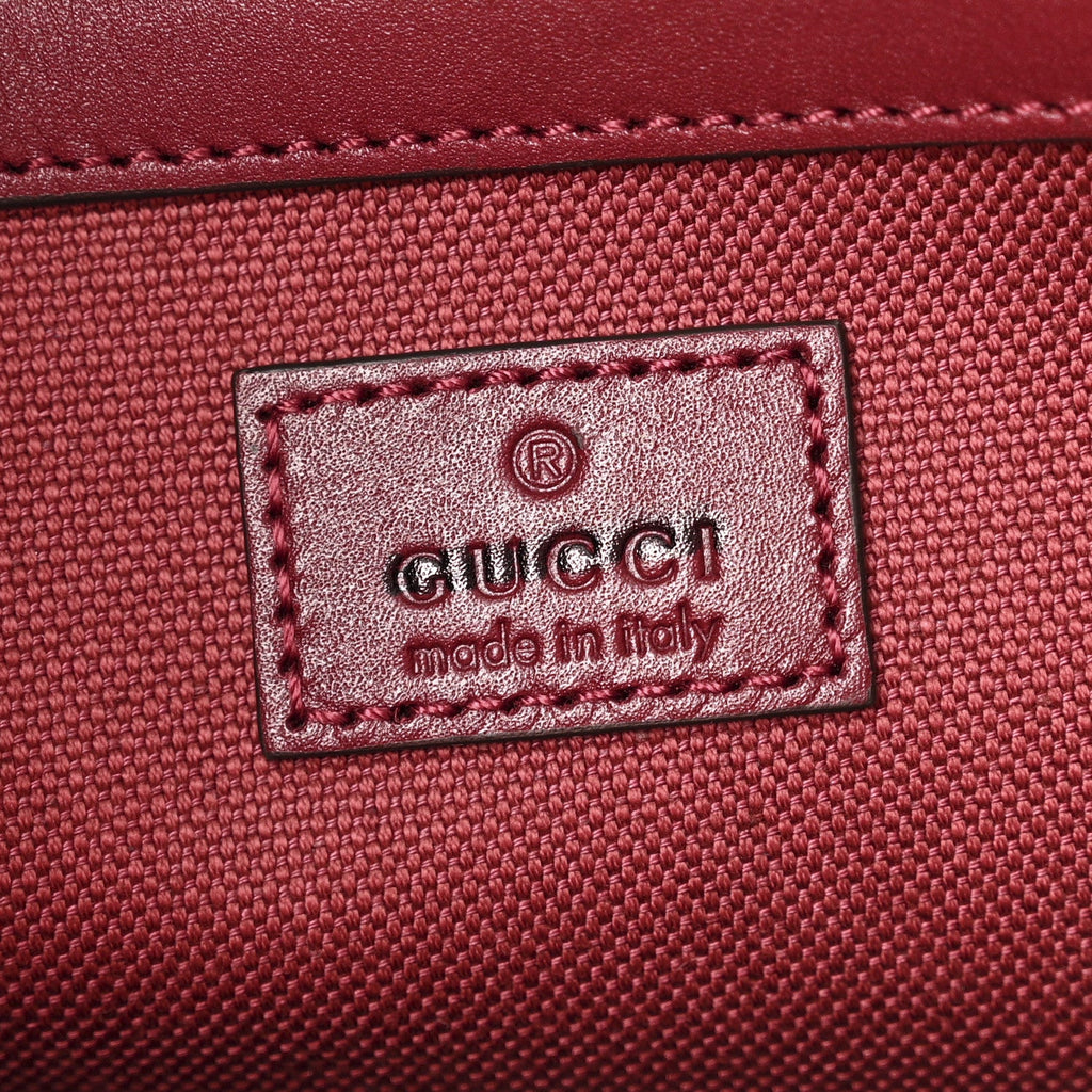 Gucci GG Calfskin Embossed Calfskin Large Tote Bag Rose Ancora