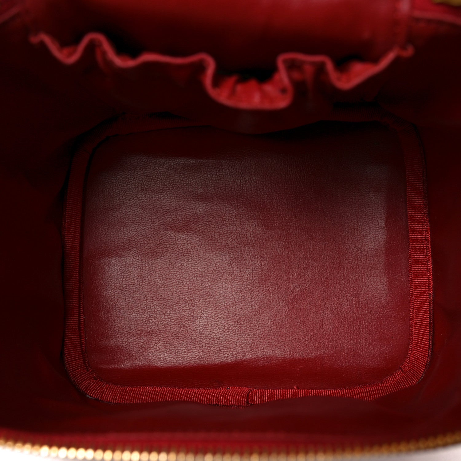 Caviar Vanity Cosmetic Case Red