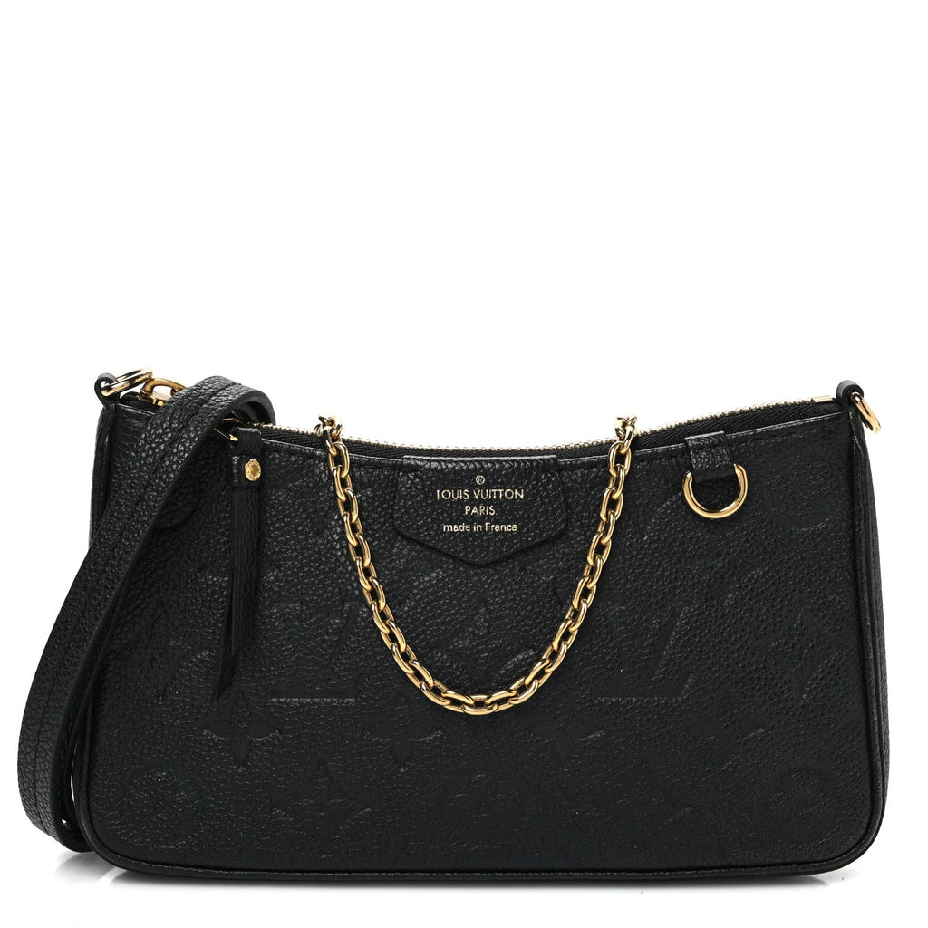 Louis Vuitton Empreinte Easy Pouch On Strap Black