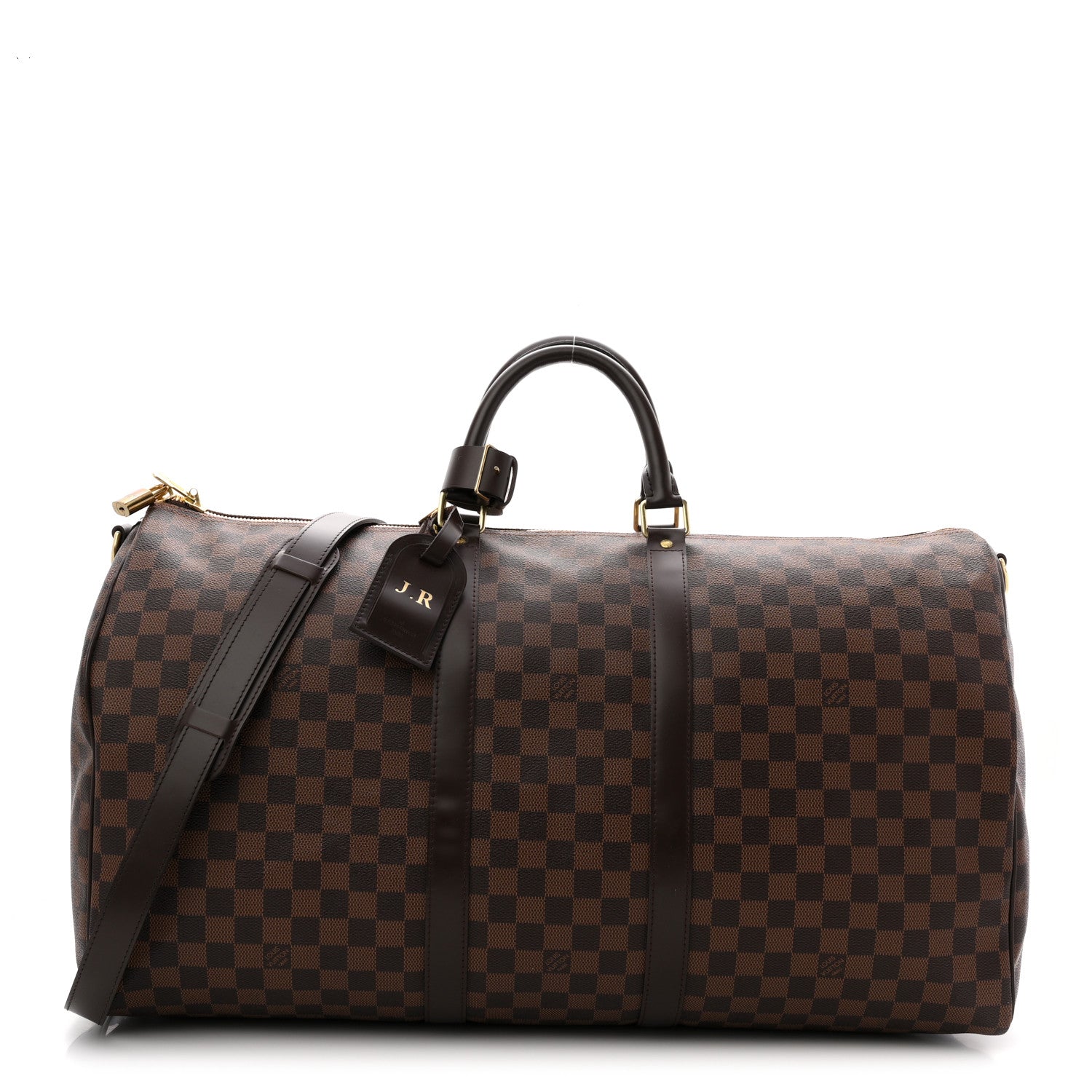 Louis Vuitton Damier Ebene Keepall Bandouliere 55