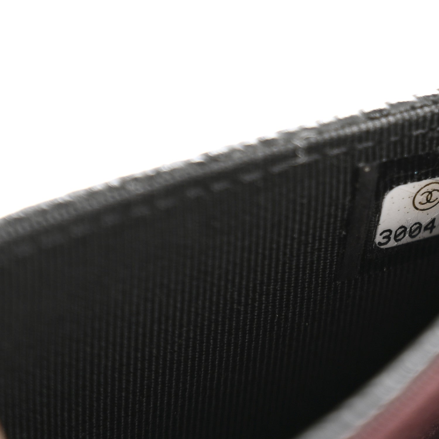 Caviar Quilted Flap Card Holder Wallet Black