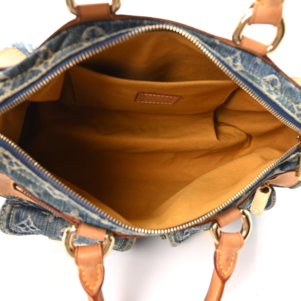Louis Vuitton Monogram Denim Neo Speedy Blue