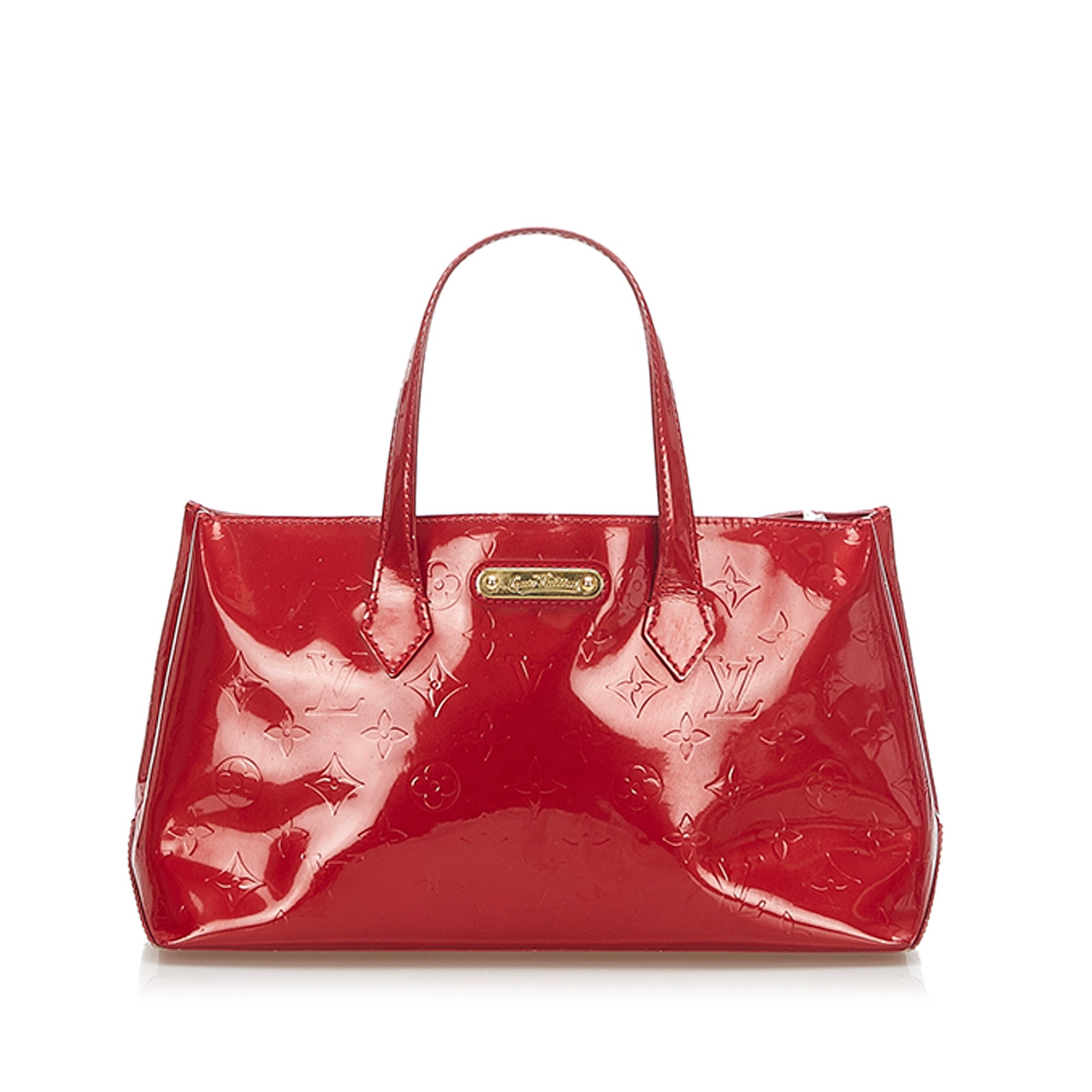 Louis Vuitton Wilshire PM Red Monogram Vernis