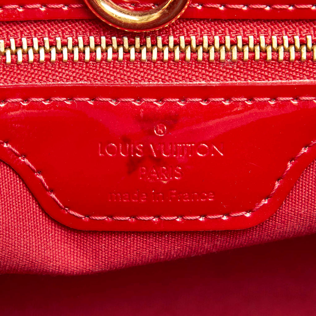Louis Vuitton Wilshire PM Red Monogram Vernis