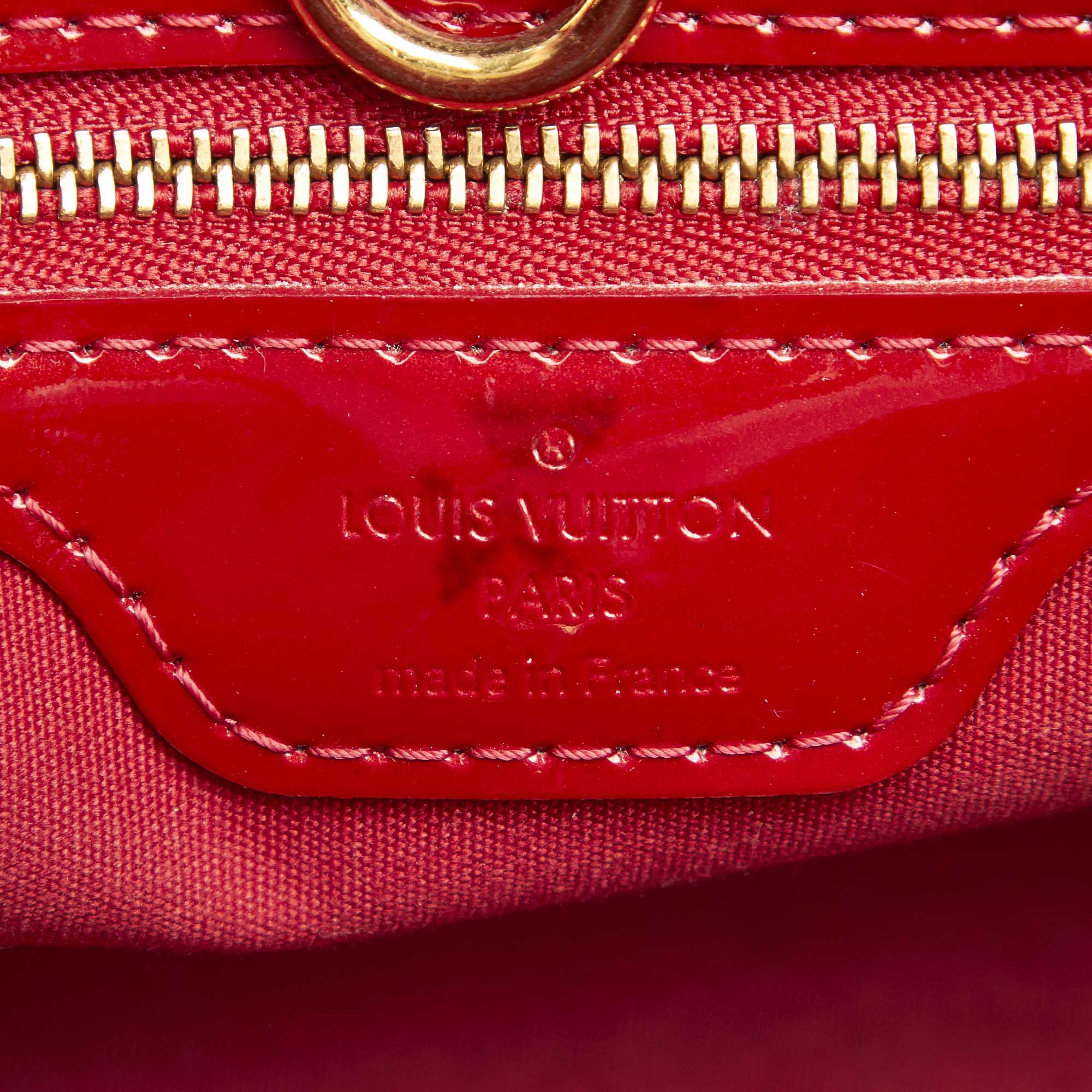 Louis Vuitton Wilshire PM Red Monogram Vernis