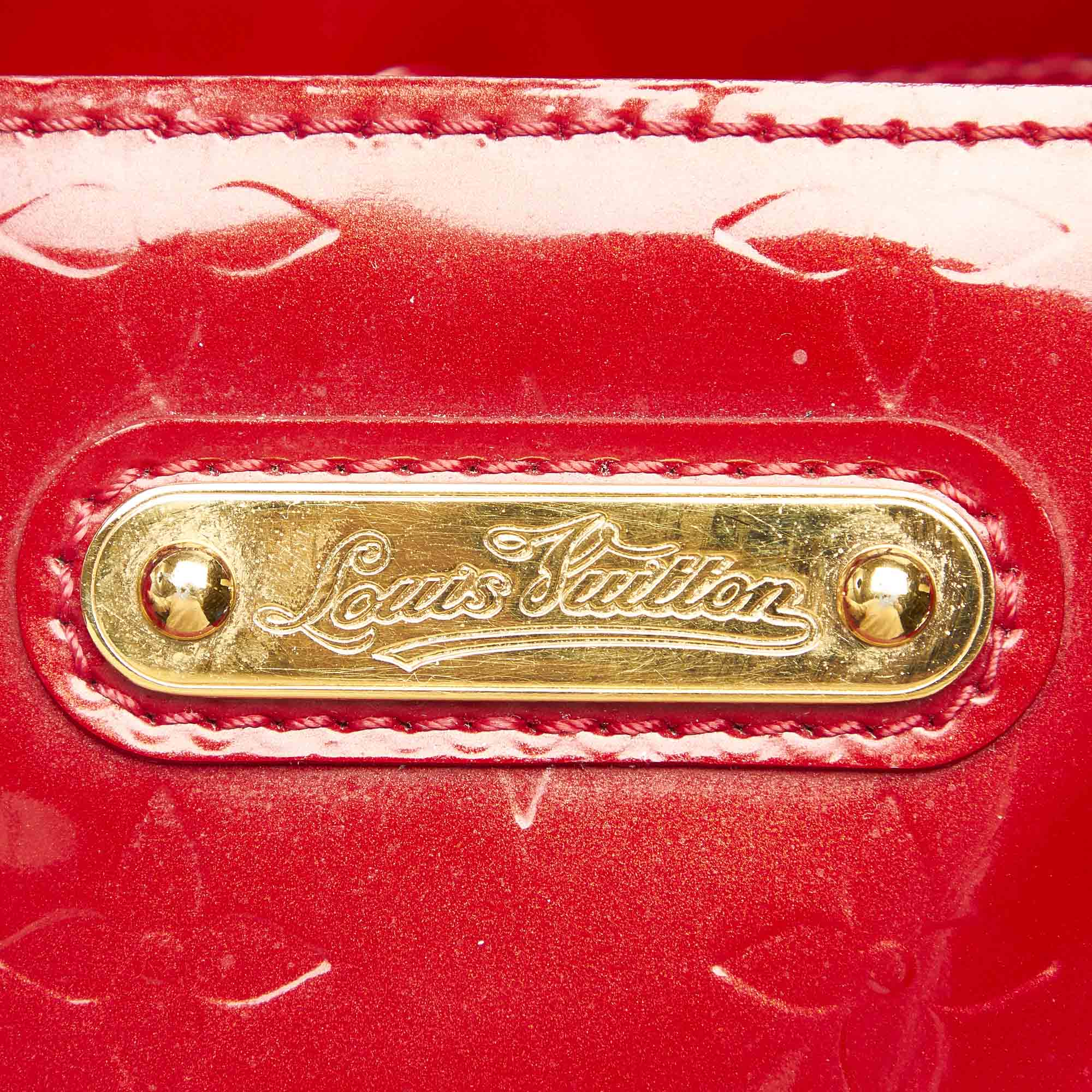 Louis Vuitton Wilshire PM Red Monogram Vernis