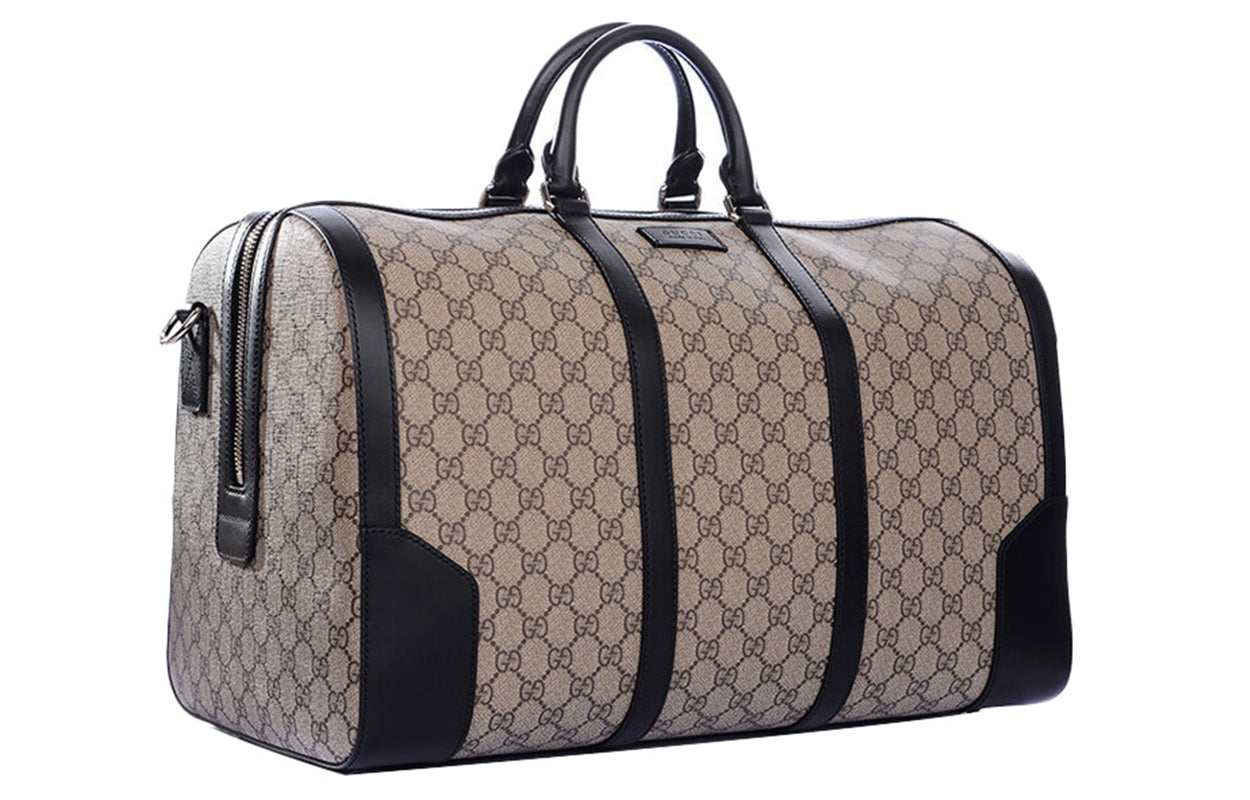 GUCCI Logo Canvas Large Capacity travel handbag Unisex / / Black 406380-KHN7N-9772