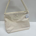 Prada Nylon Creamy White Tessuto City Tote Bag