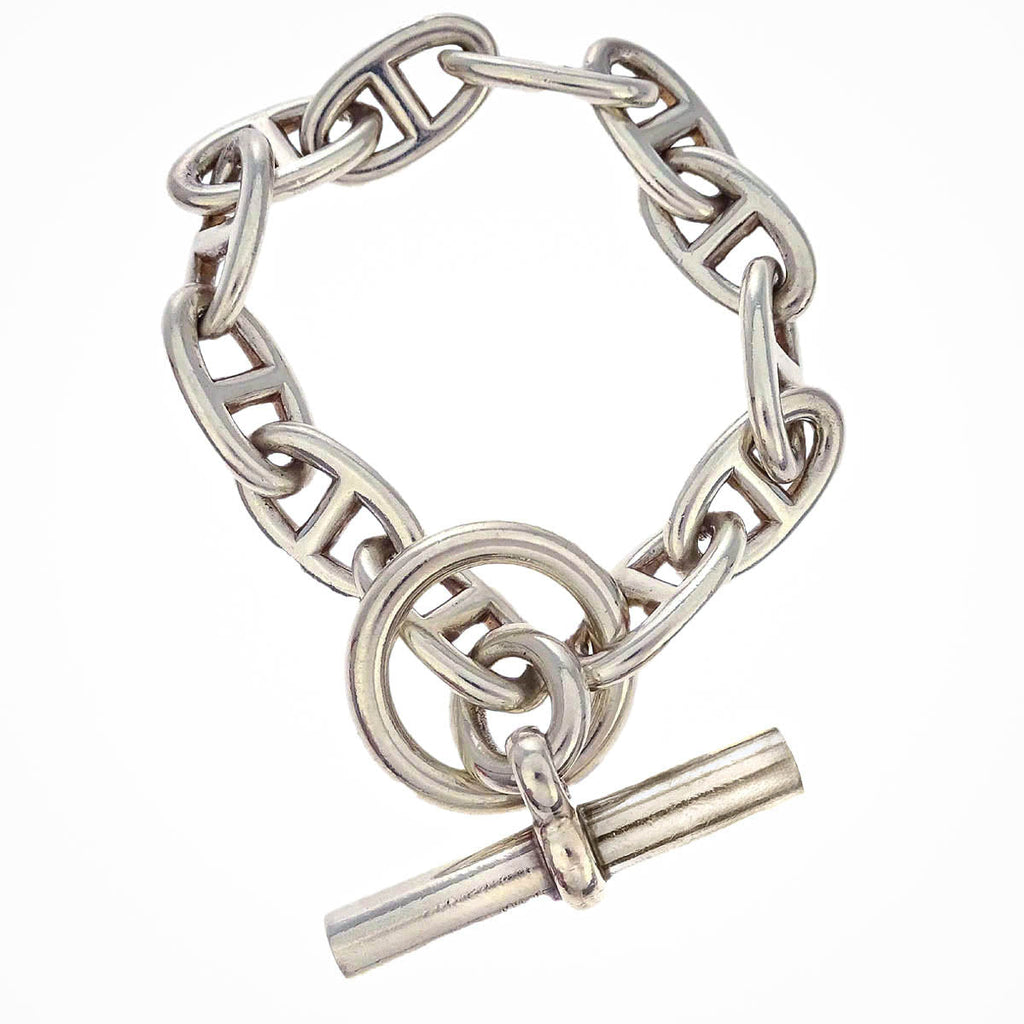 Hermes Chaine d'Ancre GM Bracelet Ag925 Silver