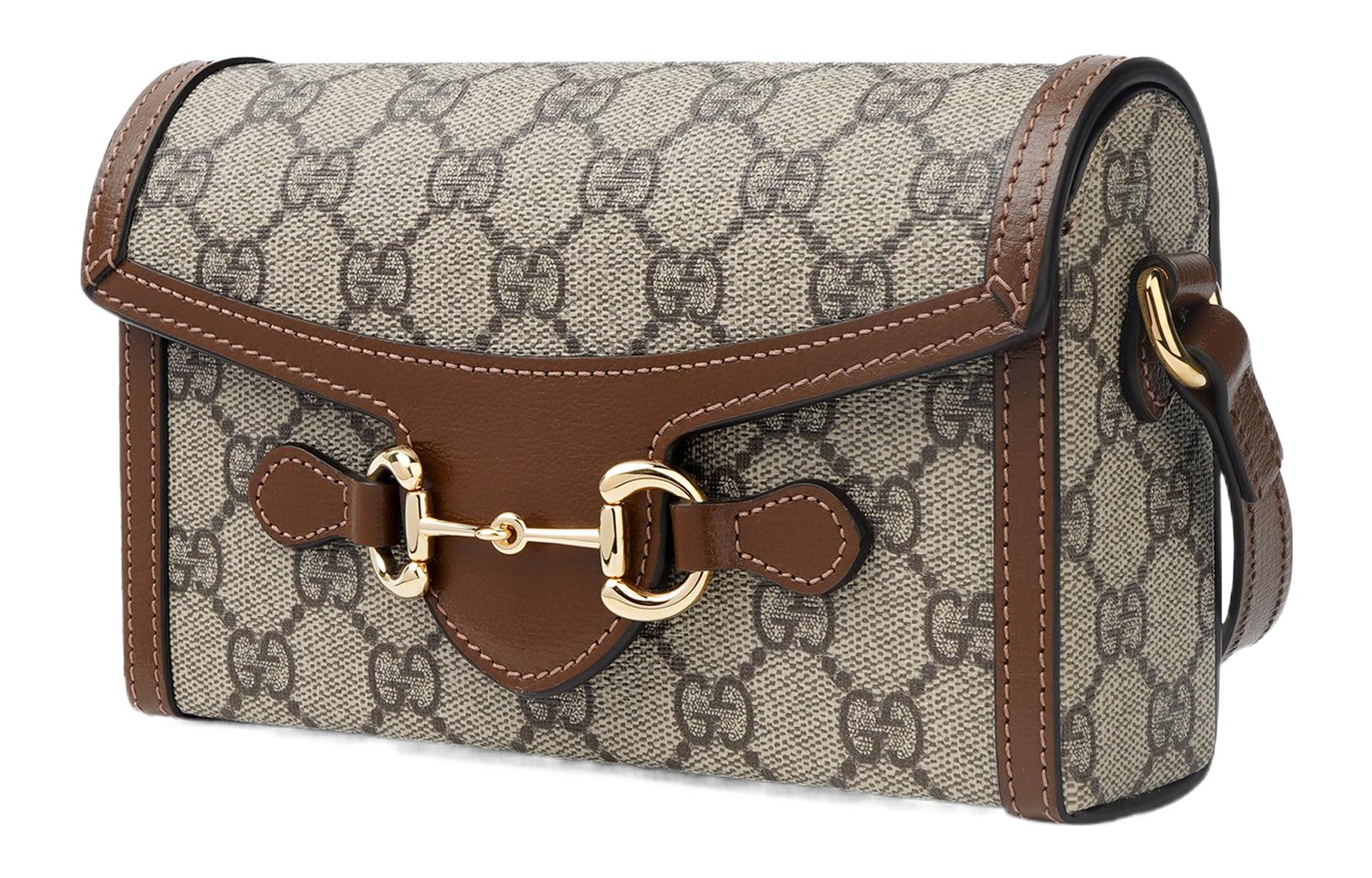 GUCCI Horsebit 1955 mini 'Caramel' 699296-92TCG-8563