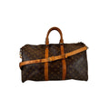 Louis Vuitton Keepall 45 with Bandoulière Strap Monogram Canvas