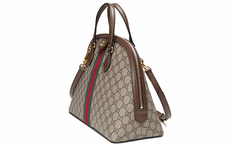 (WMNS) GUCCI Ophidia Series GG hand Bag Middle Beige Ebony 524533-K05NB-8745