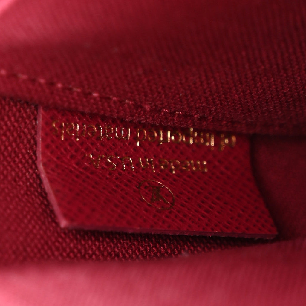 Louis Vuitton Monogram Pochette Felicie Chain Wallet Fuchsia