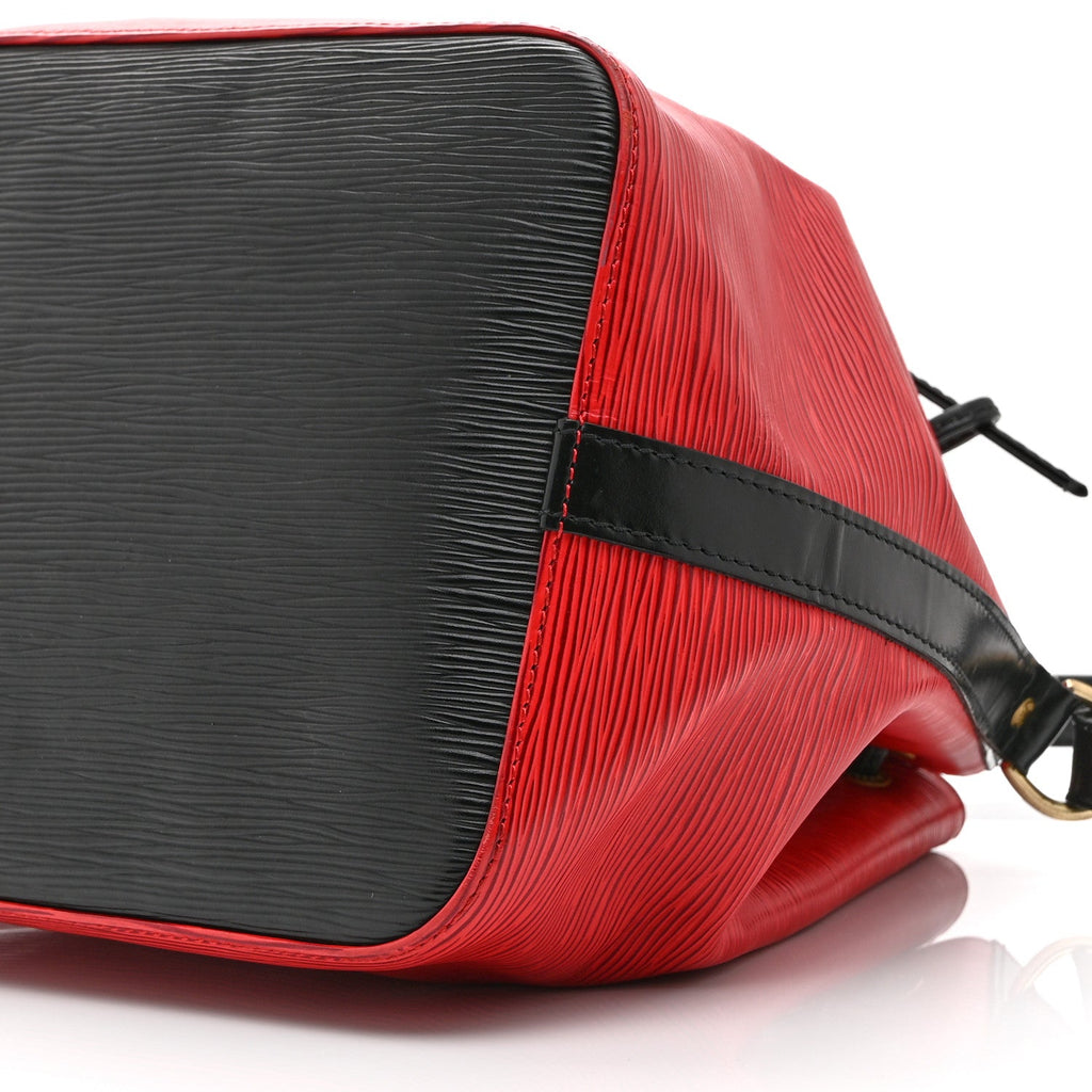 Louis Vuitton Epi Petit Noe Red Black