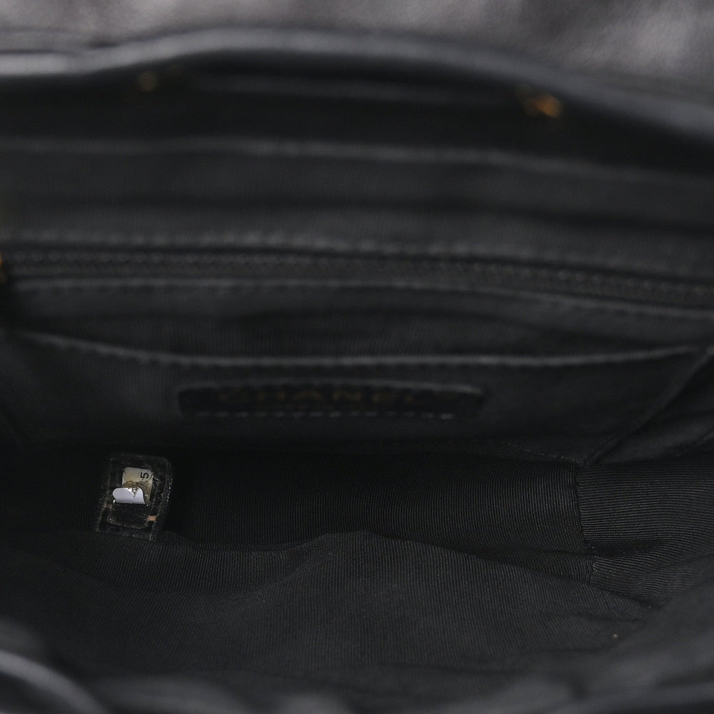 Chanel Calfskin Quilted Mini Urban Spirit Backpack Black