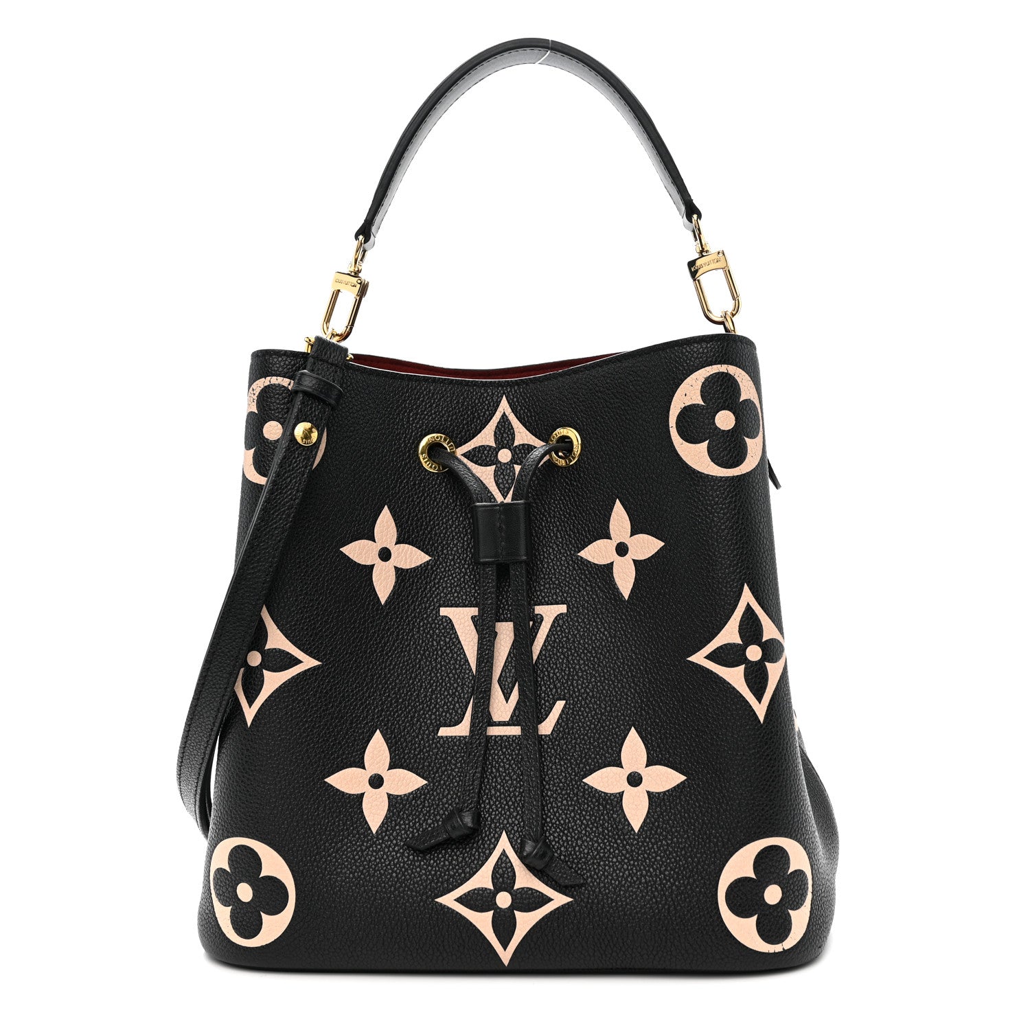 Louis Vuitton Empreinte Monogram Giant Neonoe MM Black Beige