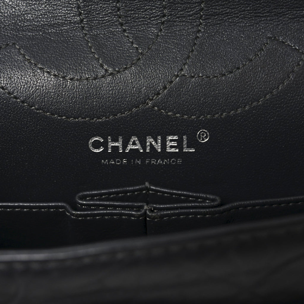 Chanel Aged Calfskin Quilted 2.55 Reissue 226 Flap Grey