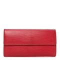 Louis Vuitton Epi Sarah Wallet Castillan Red